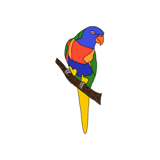 Rainbow Lorikeet Sticker