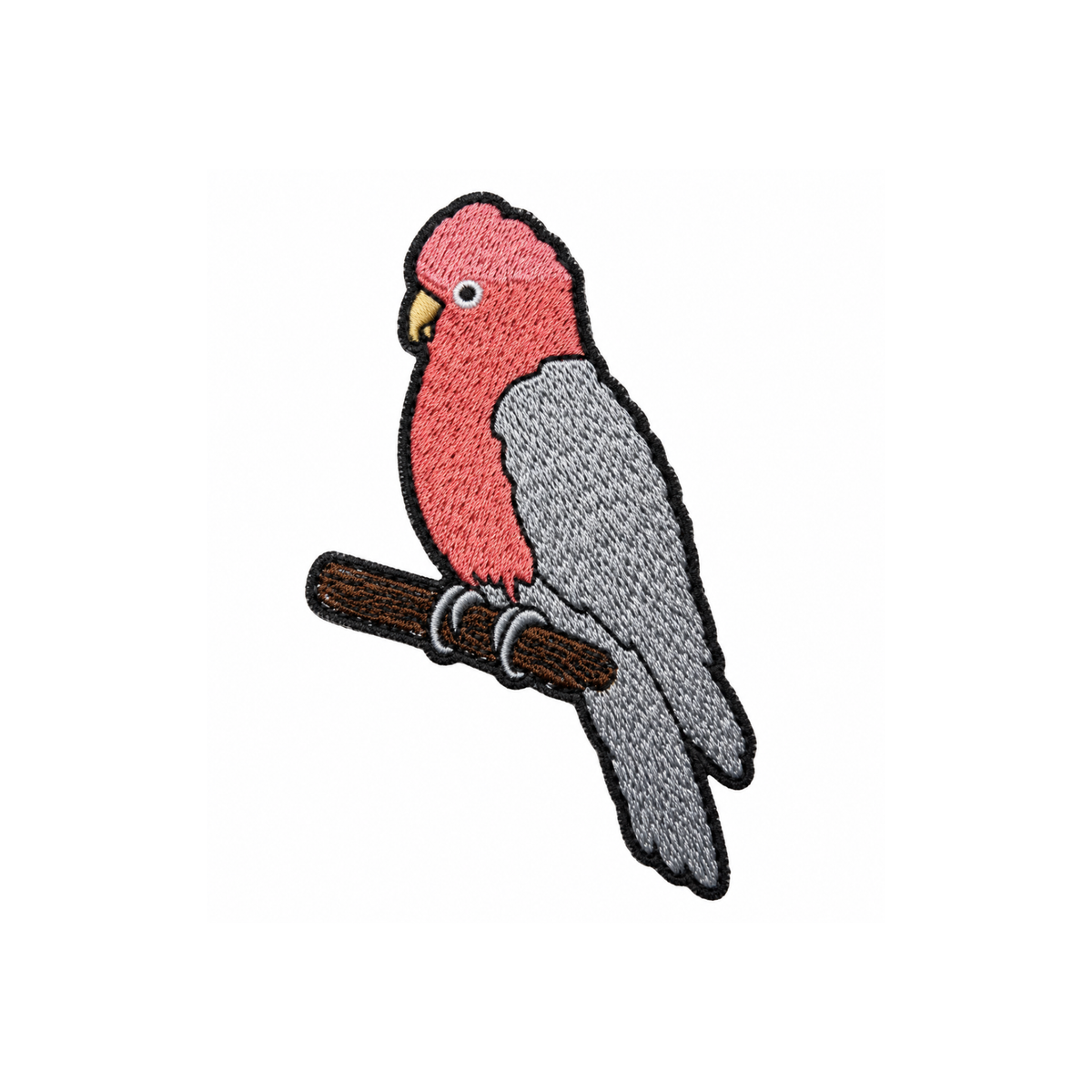 Pink Galah Embroidered Patch