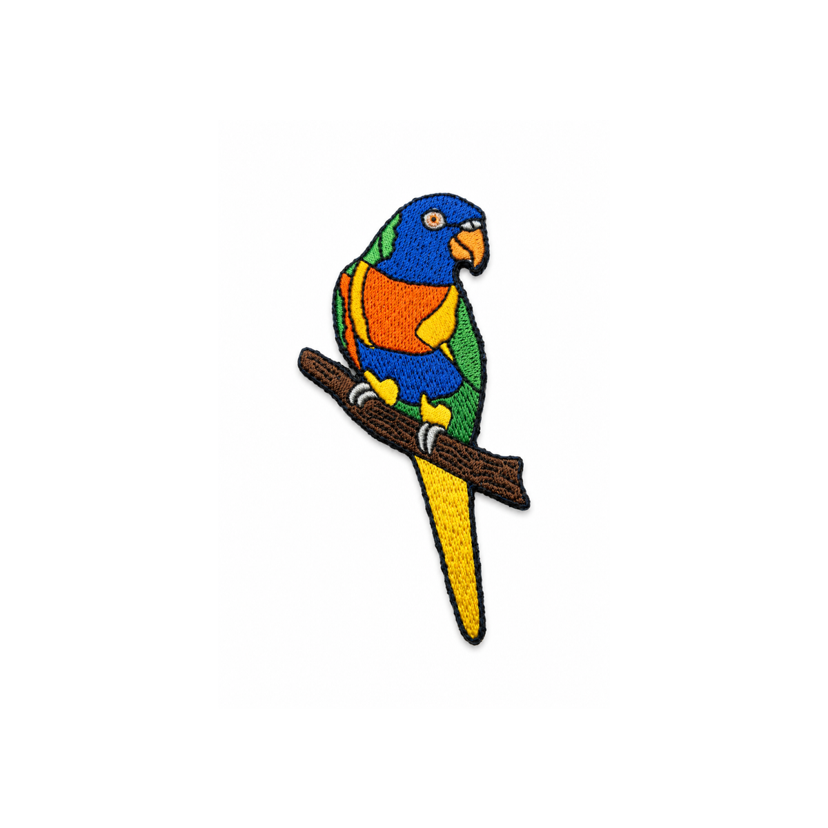Rainbow Lorikeet Embroidered Patch
