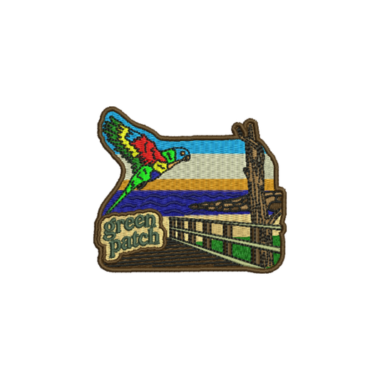 Green Patch Embroidered Patch