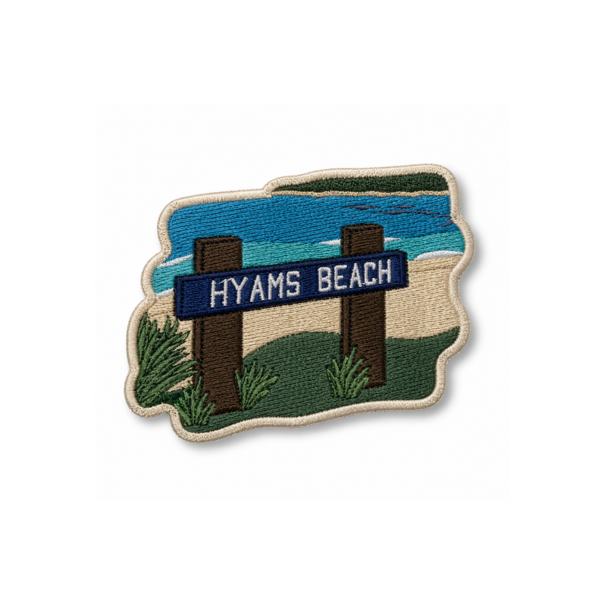 Hyams Beach Embroidered Patch