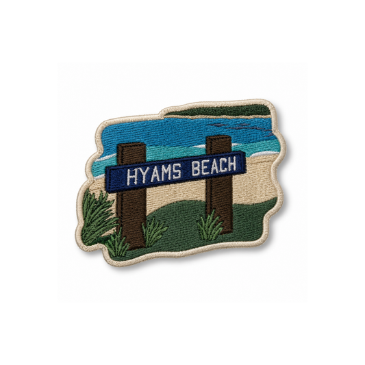 Hyams Beach Embroidered Patch